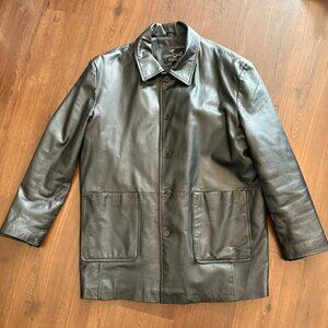 Caribou Creek Genuine Leather Jacket XL • Minimalist Luxury • Vintage Streetwear